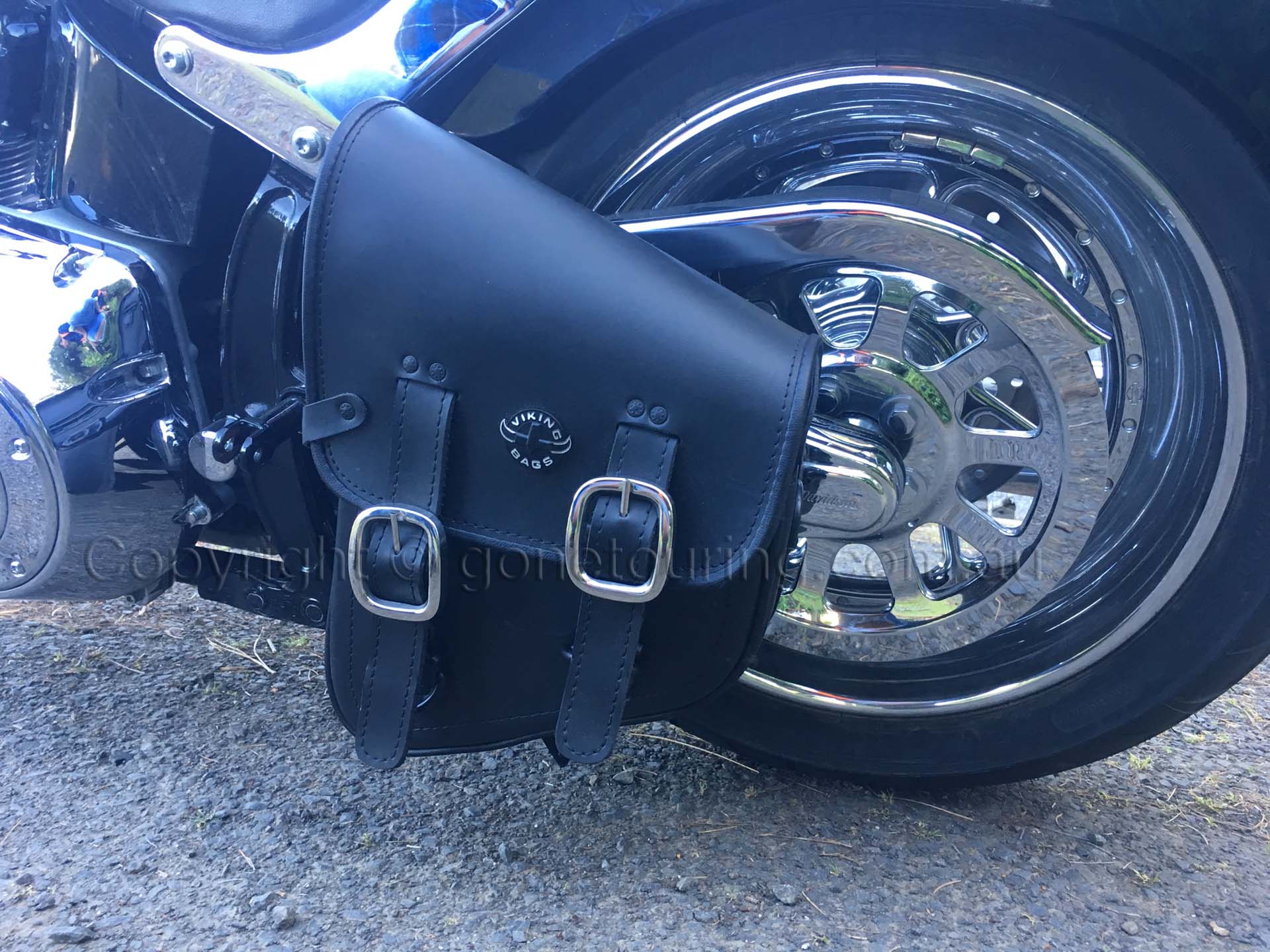 Swing arm deals bag for fatboy